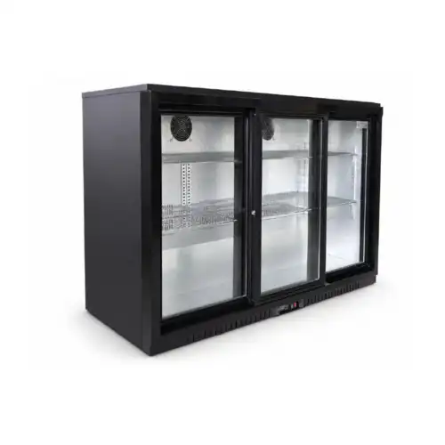 Βιτρίνα συντήρησης Back Bar με συρόμενες πόρτες 308lt (BB-330SS)